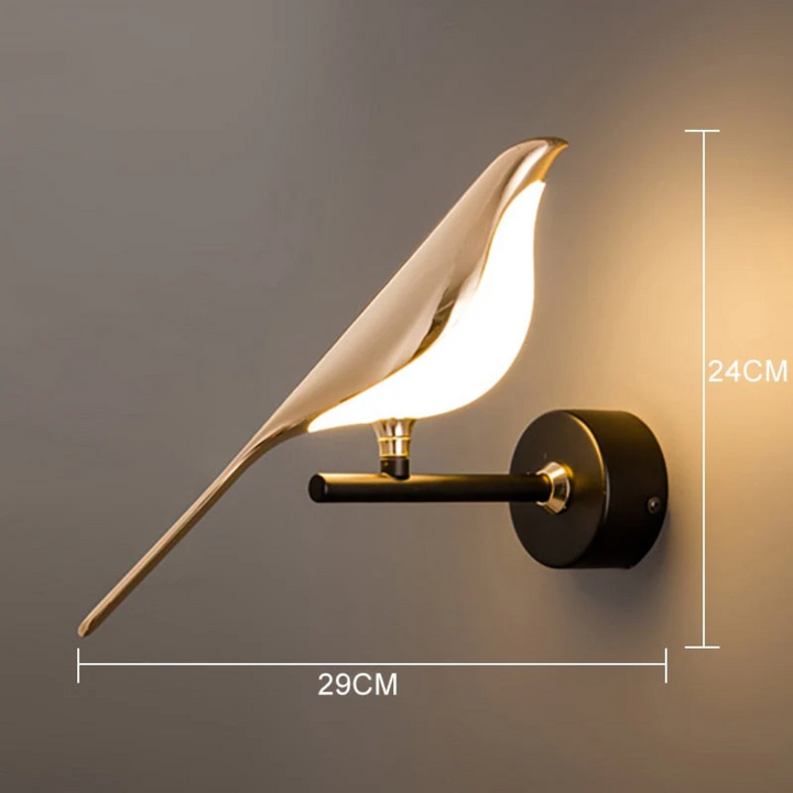 Rotierende LED-Wandleuchte | Vogel Stilvoll Einzigartig Stimmungsvolles Licht Langlebig Innen-Luzern Mode