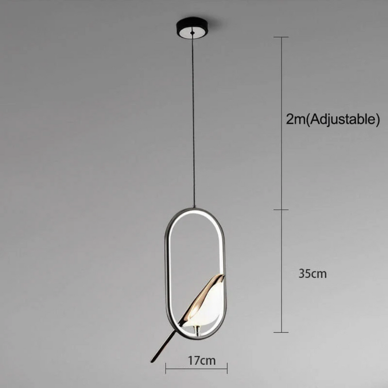 Rotierende LED-Wandleuchte | Vogel Stilvoll Einzigartig Stimmungsvolles Licht Langlebig Innen-Luzern Mode