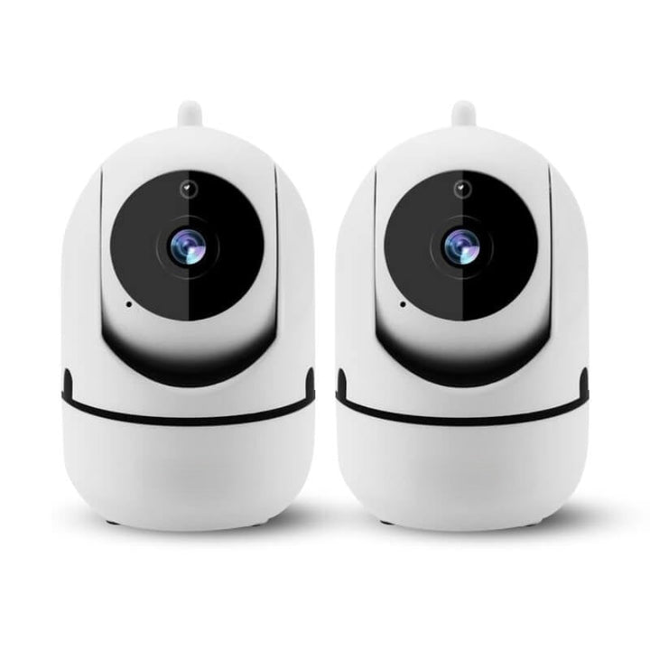 WiFi-Kamera | 355° drehbar | Kompakt | HD | Infrarot | Drahtlos-2 Pack-Weiß-Luzern Mode