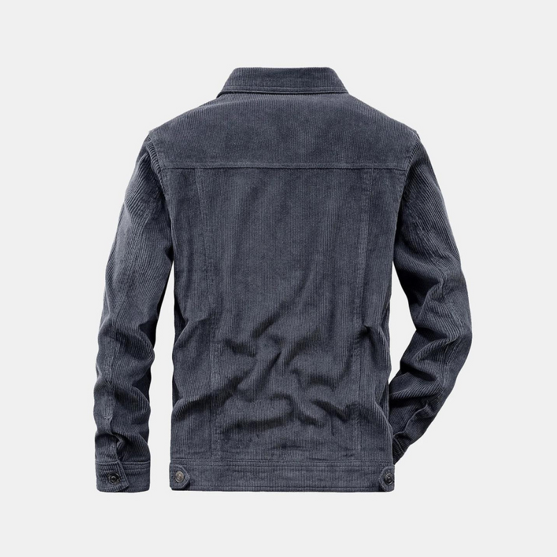 Herren Cordjacke mit Knopfleiste - Stilvoll und Bequem-Luzern Mode