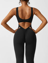Rückenfrei | V-förmige Taille | Schlaghose | figurformend | elastisch | weich | bequem-Luzern Mode