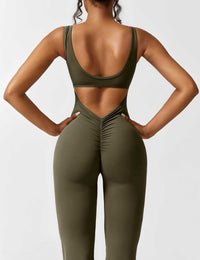 Rückenfrei | V-förmige Taille | Schlaghose | figurformend | elastisch | weich | bequem-Luzern Mode