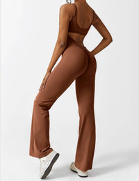 Rückenfrei | V-förmige Taille | Schlaghose | figurformend | elastisch | weich | bequem-Luzern Mode
