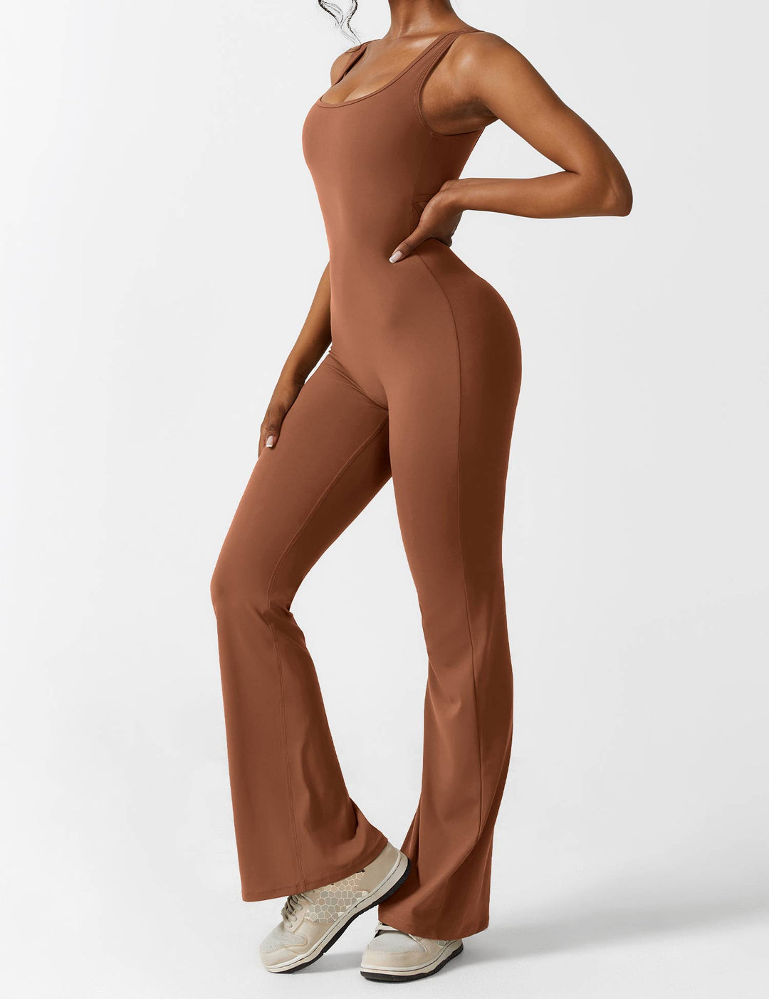 Rückenfrei | V-förmige Taille | Schlaghose | figurformend | elastisch | weich | bequem-Luzern Mode