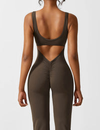 Rückenfrei | V-förmige Taille | Schlaghose | figurformend | elastisch | weich | bequem-Luzern Mode