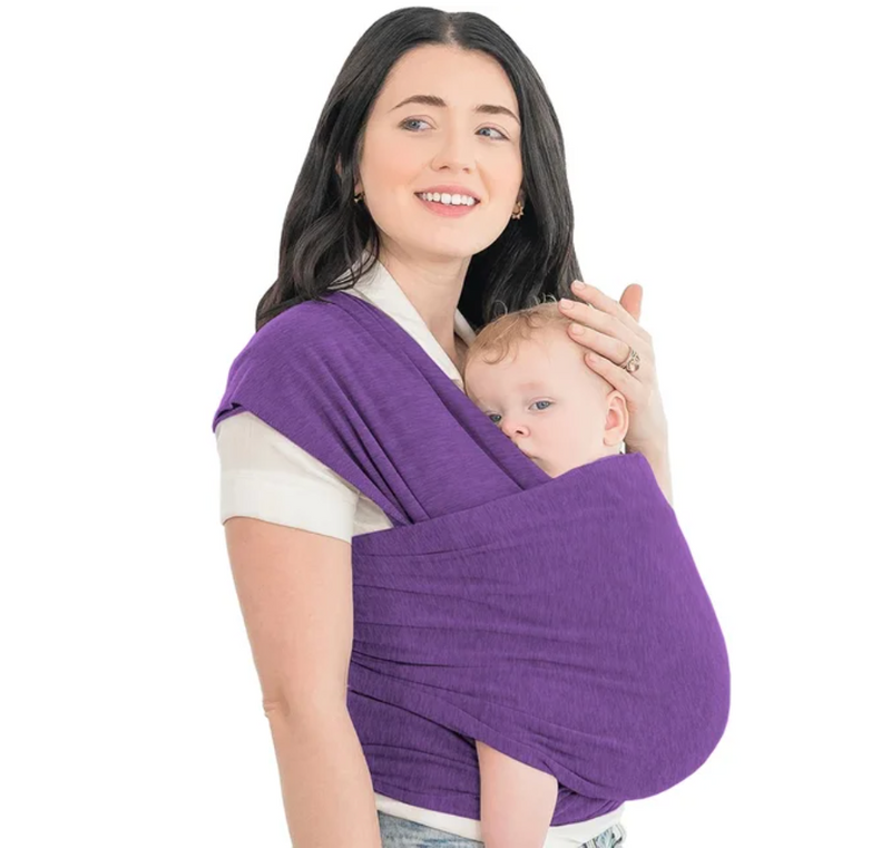 Babytrage | Ergonomisch, Waschbar, Atmungsaktiv, Komfortabel, Vielseitig, Sicher-Lila-Luzern Mode