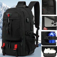 Wasserdichter Laptop-Rucksack mit USB-Anschluss und Schuhfach-Luzern Mode