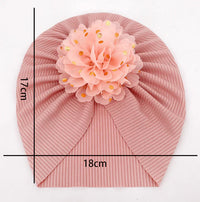 Weiche Baby-Turbanmütze mit Rüschendetail – Herbstzauber KuschelGlanz (1+1 Gratis)