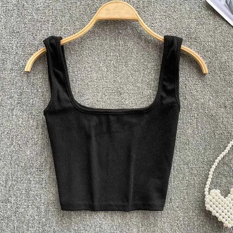 Rugloser Crop-Top in einfarbiger Farbe – Zayra