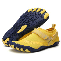 Wasserschuhe Barfuß Herren | orthopädisch | rutschfest | Sommer | flexibel | leicht-Gelb-36-Luzern Mode