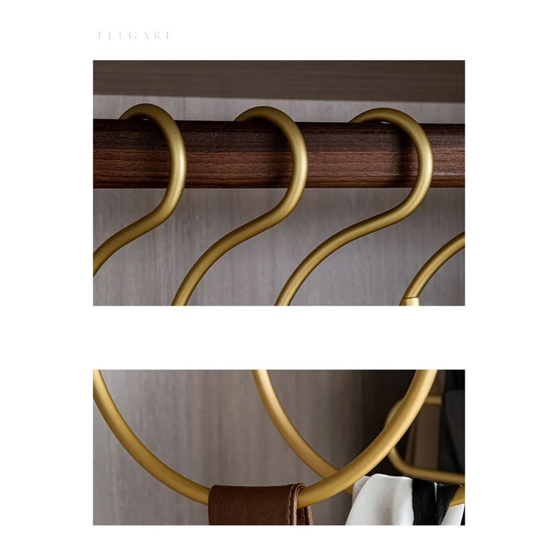 Kleiderbügel Set | 5-teilig | S-Form | Mattfarbe | Metall | Stabil-Luzern Mode