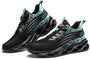 Herren Laufschuhe mit Luftpolstersohle für Komfort-Blau-39-Luzern Mode