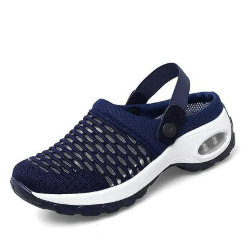 Atmungsaktive Unisex Clogs mit Komfortsohle für Alltag-Blau-34-Luzern Mode