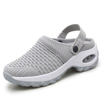 Atmungsaktive Unisex Clogs mit Komfortsohle für Alltag-Grau-34-Luzern Mode