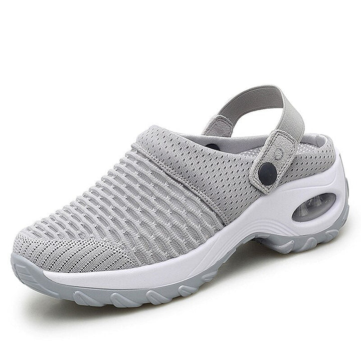 Atmungsaktive Unisex Clogs mit Komfortsohle für Alltag-Grau-34-Luzern Mode