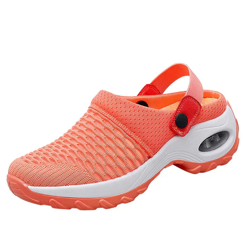 Atmungsaktive Unisex Clogs mit Komfortsohle für Alltag-Orange-34-Luzern Mode
