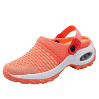 Atmungsaktive Unisex Clogs mit Komfortsohle für Alltag-Orange-34-Luzern Mode