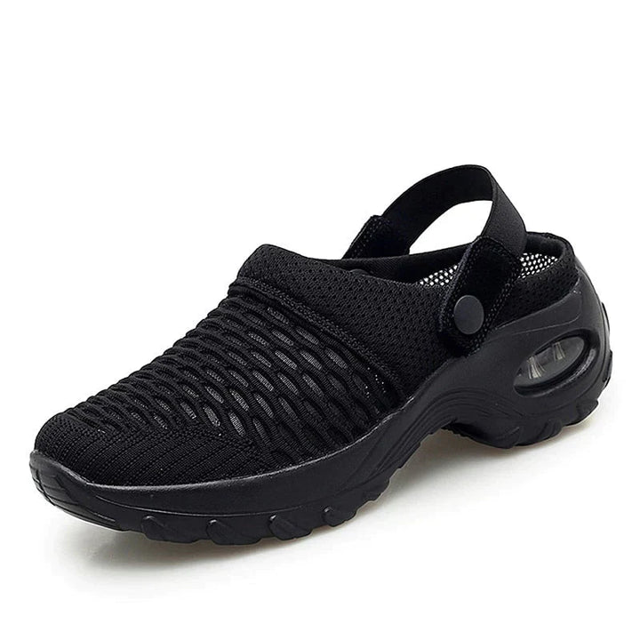 Atmungsaktive Unisex Clogs mit Komfortsohle für Alltag-Schwarz-34-Luzern Mode