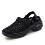 Atmungsaktive Unisex Clogs mit Komfortsohle für Alltag-Schwarz-34-Luzern Mode