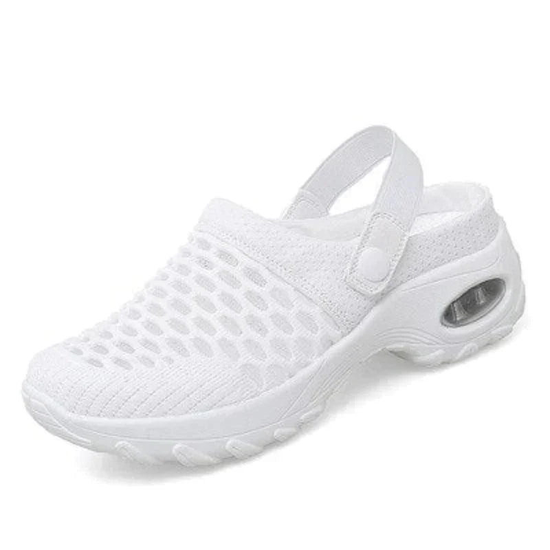 Atmungsaktive Unisex Clogs mit Komfortsohle für Alltag-Weiß-34-Luzern Mode