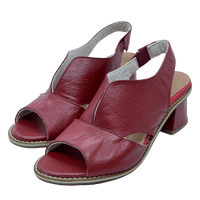 Damen Ledersandalen mit Absatz & Komfortfußbett – Selina