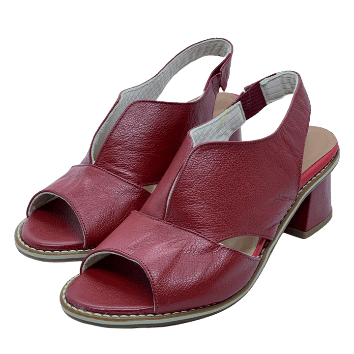 Damen Ledersandalen mit Absatz & Komfortfußbett – Selina