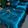 Satiniertes Bettbezug | Luxus Vielseitig Weich Komfortabel Uni-200x230cm (2.0m Bett)-A-10-Luzern Mode