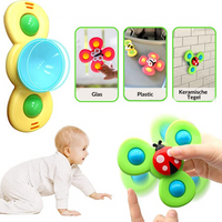 Baby Spinner | 3-teiliges Set Saugnapf Vielseitig Langlebig Sicher Farbe-Luzern Mode