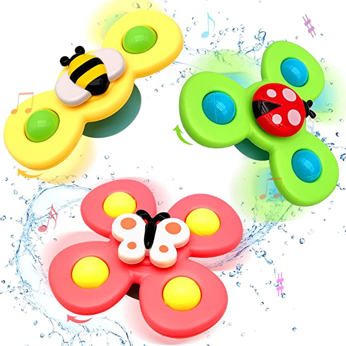 Baby Spinner | 3-teiliges Set Saugnapf Vielseitig Langlebig Sicher Farbe-Luzern Mode