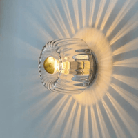 Wandlampe | Bauhaus | Skandinavisch | Stilvoll | Einzigartig | LED | Langlebig | Drehknopf-Gold-Luzern Mode