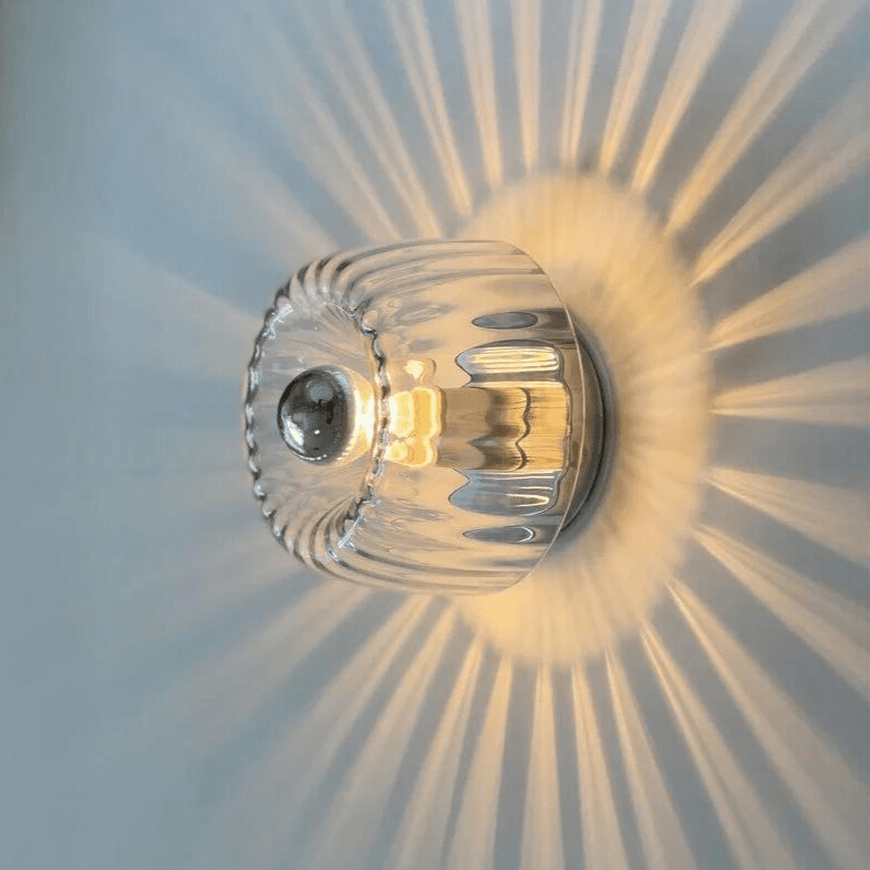 Wandlampe | Bauhaus | Skandinavisch | Stilvoll | Einzigartig | LED | Langlebig | Drehknopf-Silber-Luzern Mode