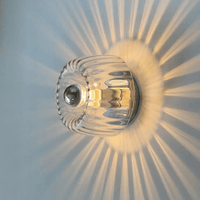 Wandlampe | Bauhaus | Skandinavisch | Stilvoll | Einzigartig | LED | Langlebig | Drehknopf-Silber-Luzern Mode
