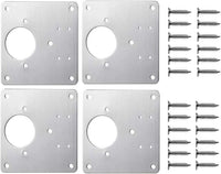 Scharnier Montageplatten | Edelstahl | Robust | Langlebig | Vielseitig-Luzern Mode