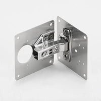 Scharnier Montageplatten | Edelstahl | Robust | Langlebig | Vielseitig-Luzern Mode