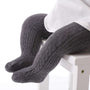 Kleinkind Strumpfhose Baumwolle - Weiche Baby Leggings-Dunkelgrau-S-Luzern Mode