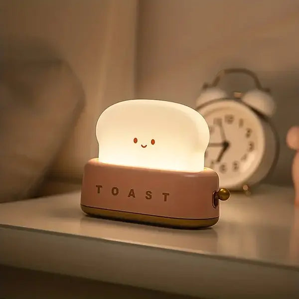 Nachttischlampe | Wiederaufladbar Toaster Niedlich Langlebig Beruhigend-Luzern Mode