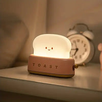 Nachttischlampe | Wiederaufladbar Toaster Niedlich Langlebig Beruhigend-Luzern Mode