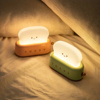 Nachttischlampe | Wiederaufladbar Toaster Niedlich Langlebig Beruhigend-Luzern Mode