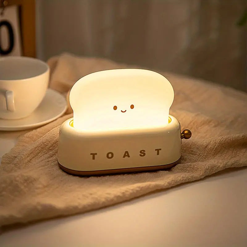 Nachttischlampe | Wiederaufladbar Toaster Niedlich Langlebig Beruhigend-Luzern Mode