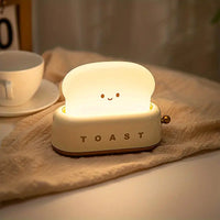 Nachttischlampe | Wiederaufladbar Toaster Niedlich Langlebig Beruhigend-Luzern Mode