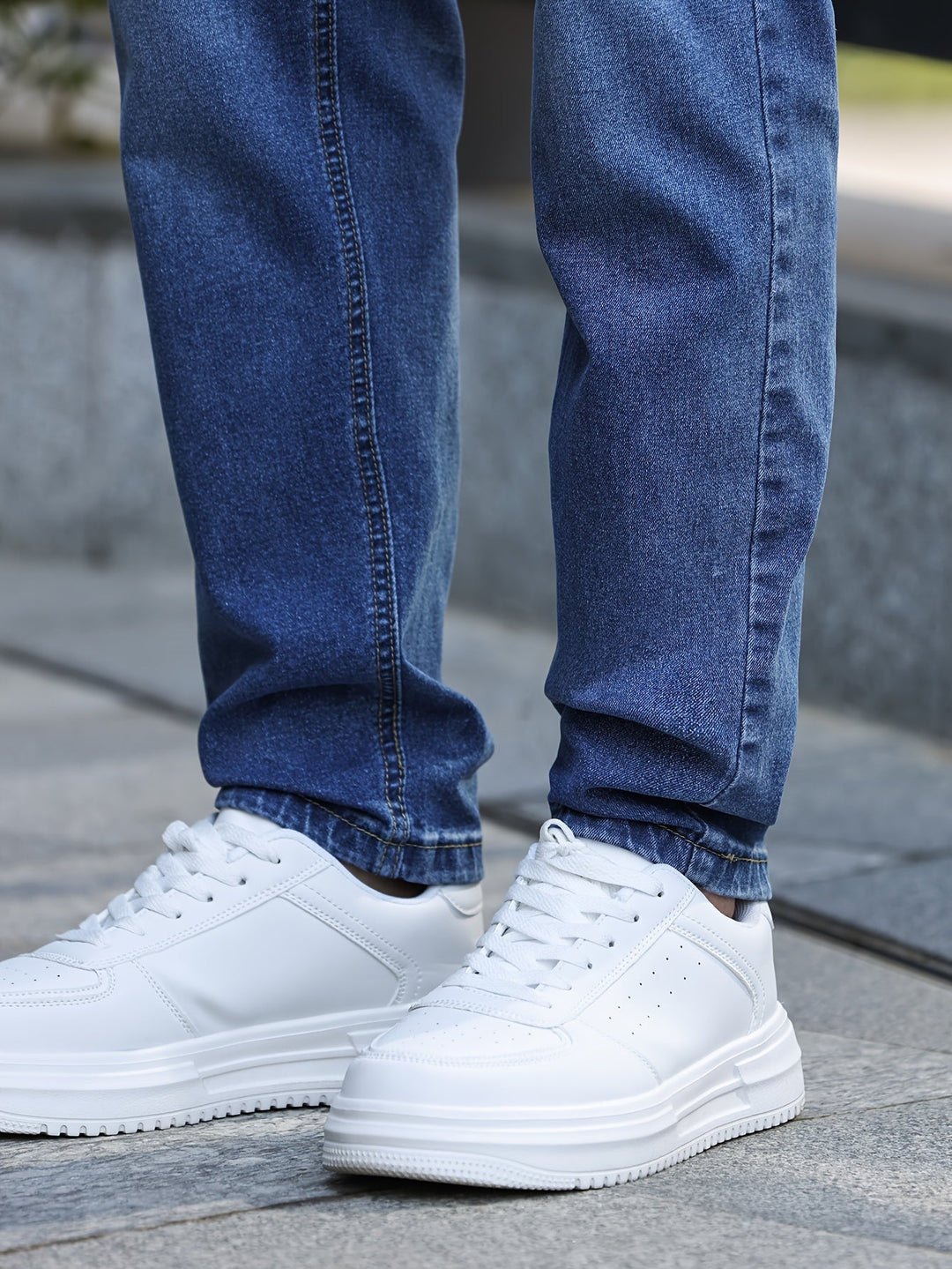 Herren Slim Fit Jeans mit Stretch für Freizeit und Büro-Luzern Mode