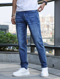 Herren Slim Fit Jeans mit Stretch für Freizeit und Büro-Luzern Mode