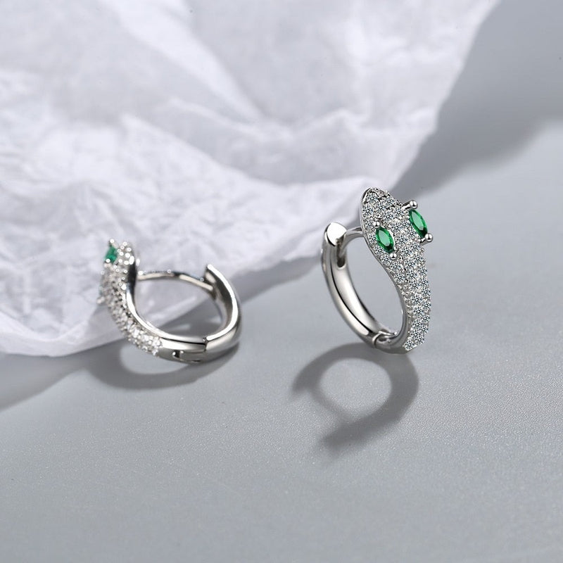 Ohrringe für Damen | 925 Sterlingsilber | Schlangenmotiv | Stilvoll-Luzern Mode