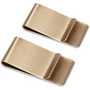 Geldclip | Set 2-teilig | Edelstahl | Stilvoll | Modern | Langlebig | Schlank | Vielseitig-Gold-Luzern Mode