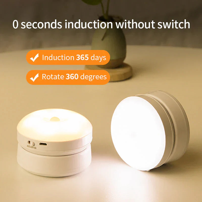Nachtlampe | Sensor Smart Stilvoll Drahtlos Komfort Vielseitig Aufladbar-Luzern Mode