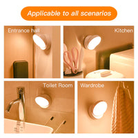 Nachtlampe | Sensor Smart Stilvoll Drahtlos Komfort Vielseitig Aufladbar-Luzern Mode