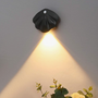 Muschel Lampe mit Bewegungsmelder | Einstellbar | LED | Kabellos | USB-Schwarz-Luzern Mode