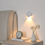 Muschel Lampe mit Bewegungsmelder | Einstellbar | LED | Kabellos | USB-Weiß-Luzern Mode