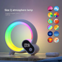 Schlaue Nachttischlampe | Rund Farbwechselnd Smart Beruhigend USB-Luzern Mode