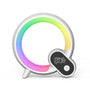 Schlaue Nachttischlampe | Rund Farbwechselnd Smart Beruhigend USB-Weiß-Luzern Mode